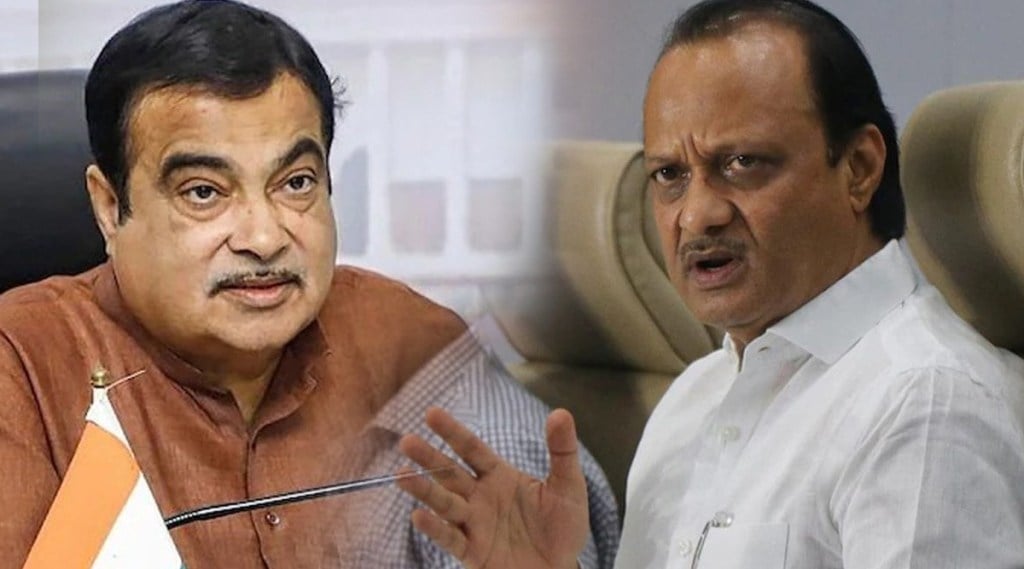 Ajit Pawar on BJP Nitin Gadkari Ajit Pawar on BJP Nitin Gadkari