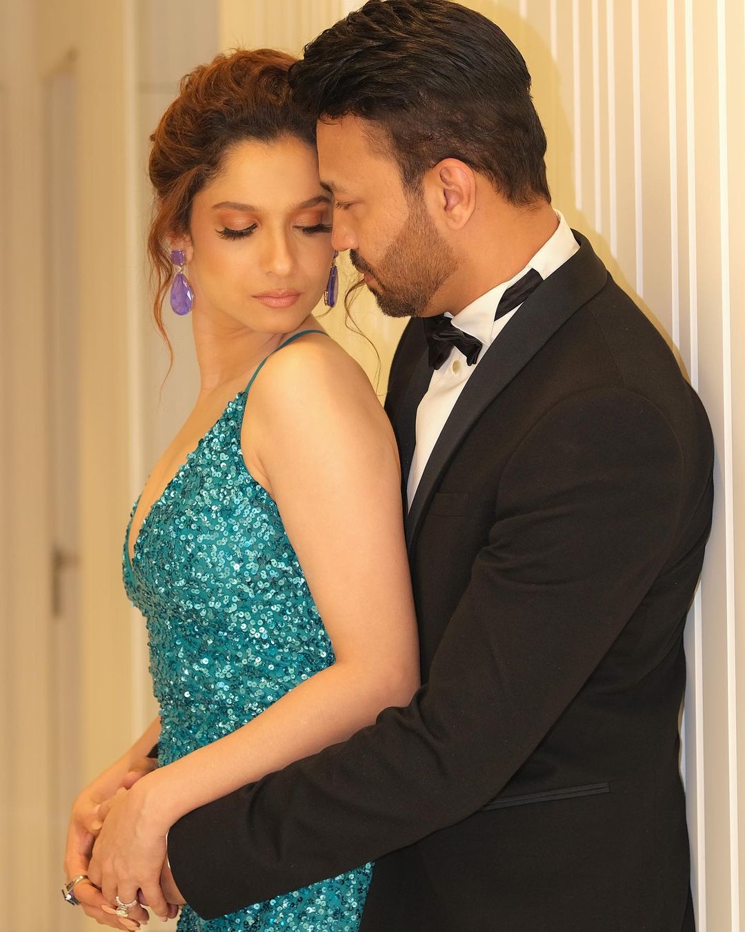 Ankita Lokhande with husband vicky jain romantic photos
