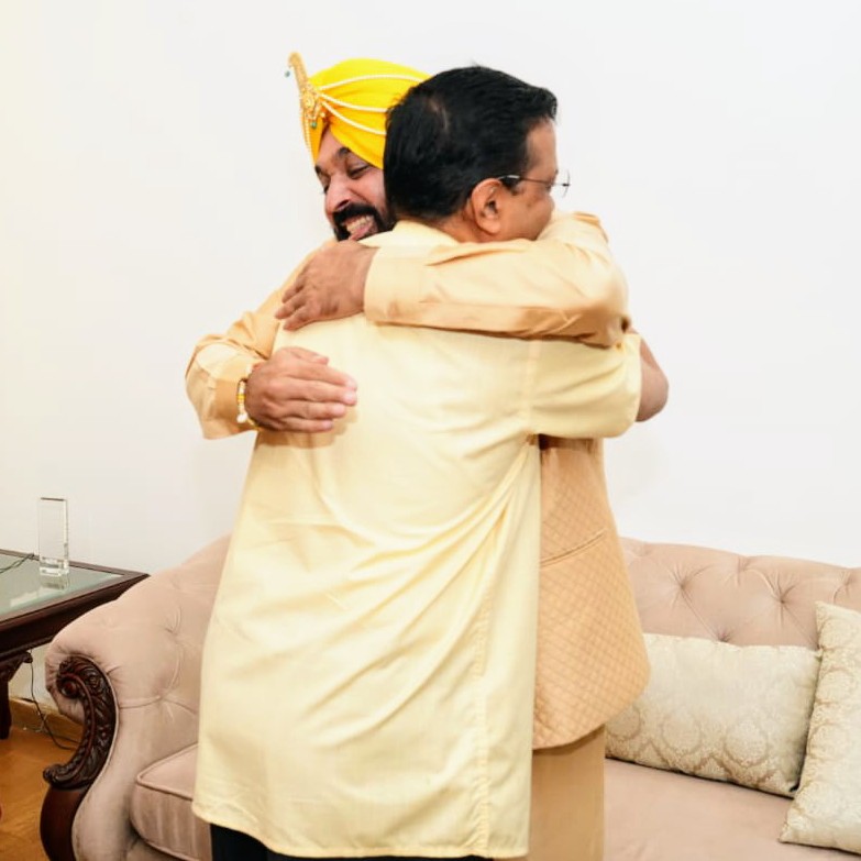 punjab cm bhagwant mann wedding photos