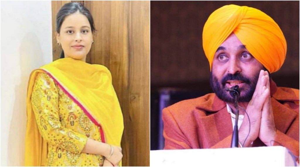 Bhagwant Mann-wedding marriage-wife-collage Panjab Dr Gurpreet Kaur Bhagwant Mann-wedding marriage-wife-collage Panjab Dr Gurpreet Kaur