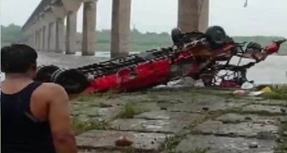 12 dead as Maharashtra Roadways bus falls off bridge in MP Dhar