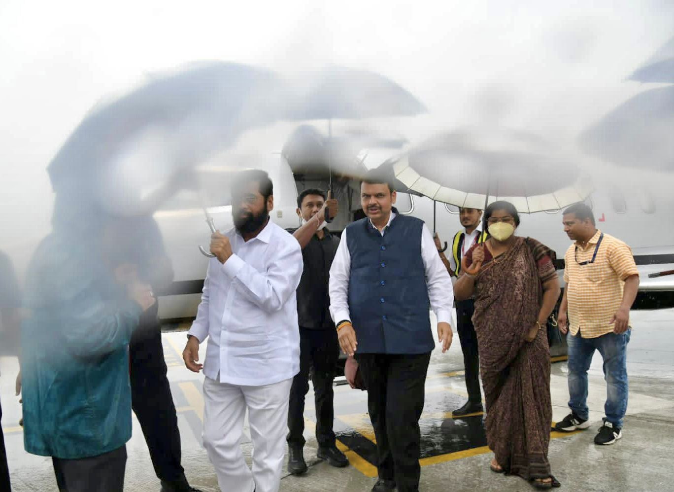 Eknath Shinde Devendra Fadnavis Vidarbha Gadchiroli Flood