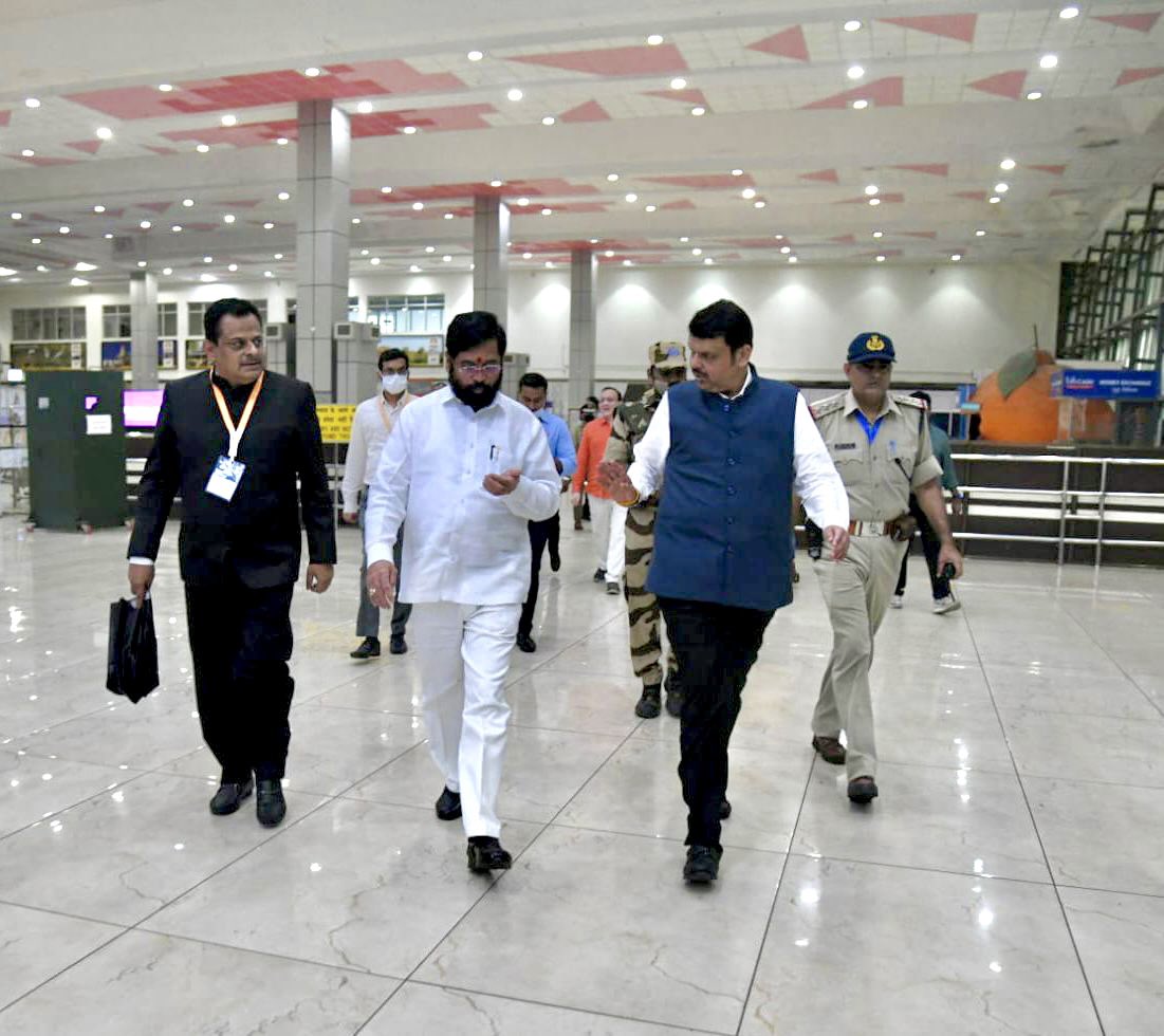 Eknath Shinde Devendra Fadnavis Vidarbha Gadchiroli Flood