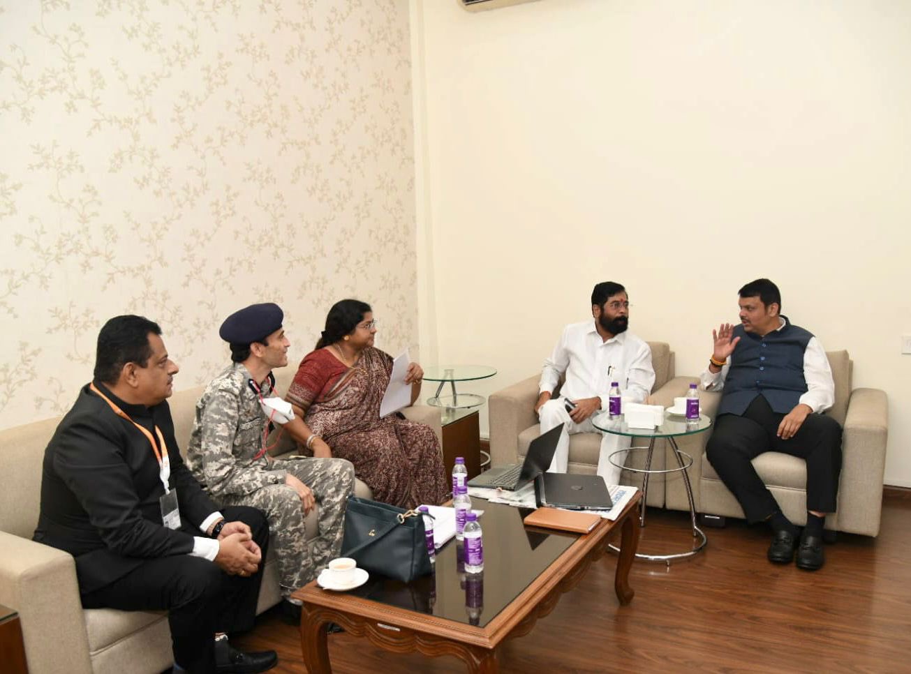 Eknath Shinde Devendra Fadnavis Vidarbha Gadchiroli Flood