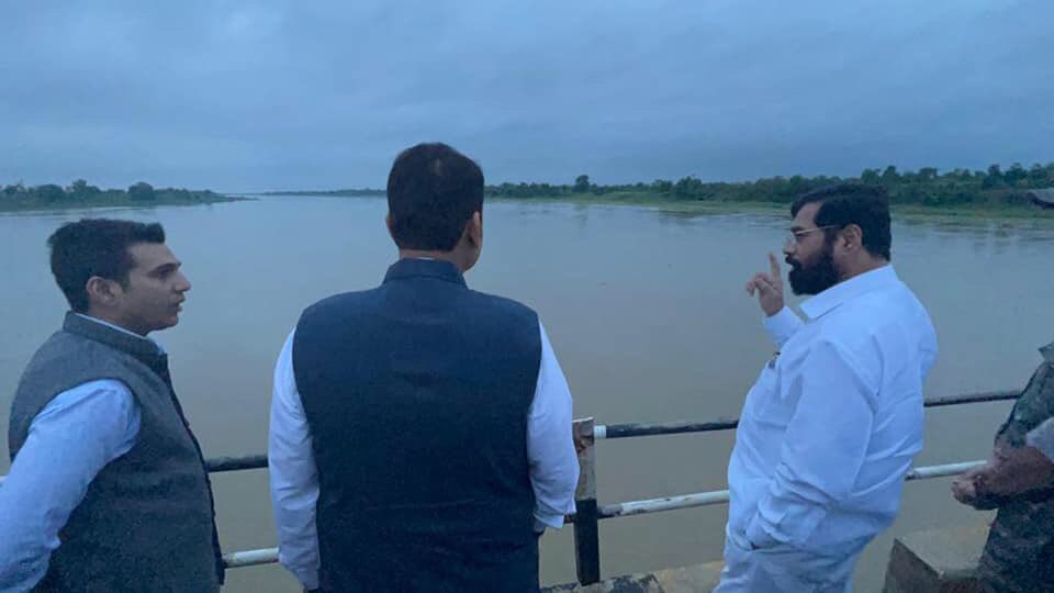 Eknath Shinde Devendra Fadnavis Vidarbha Gadchiroli Flood