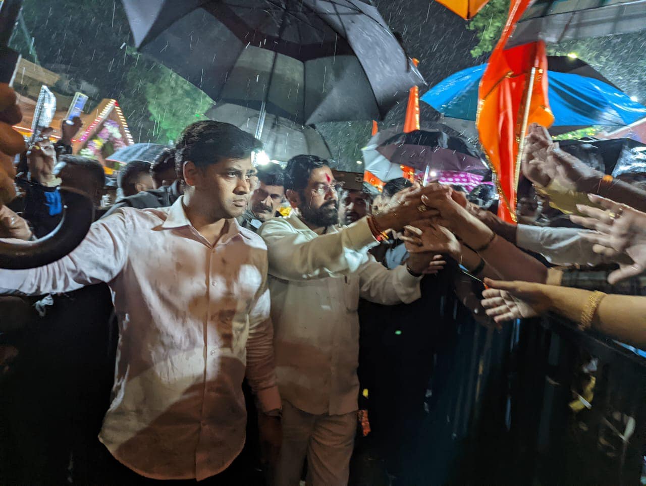 Eknath Shinde Visited Smarak Mumbai Thane Photos