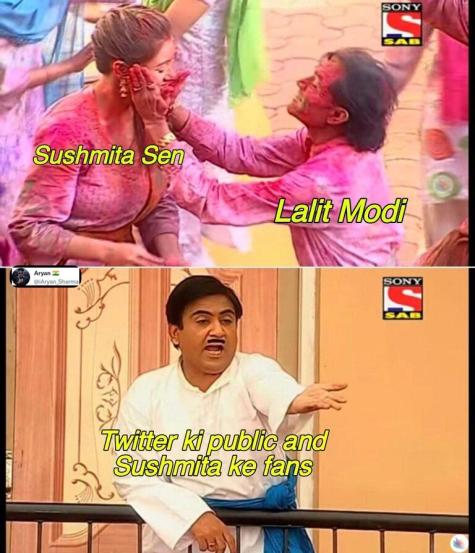 Lalit Modi-Sushmita Sen च्या नात्यावर जबरदस्त मीम्सचा वर्षाव, वाचून तुम्ही सुद्धा पोट धरून हसाल