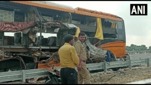 Fatal accident involving two buses on Purvanchal Expressway