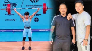 Jeremy Lalrinnunga and Father