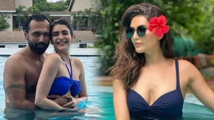 Karishma Tanna hot look in monokini