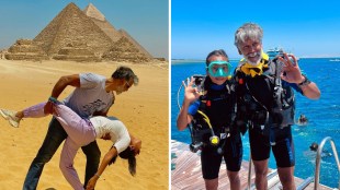 Milind Soman Ankita Konwar Egypt Vacation Photos