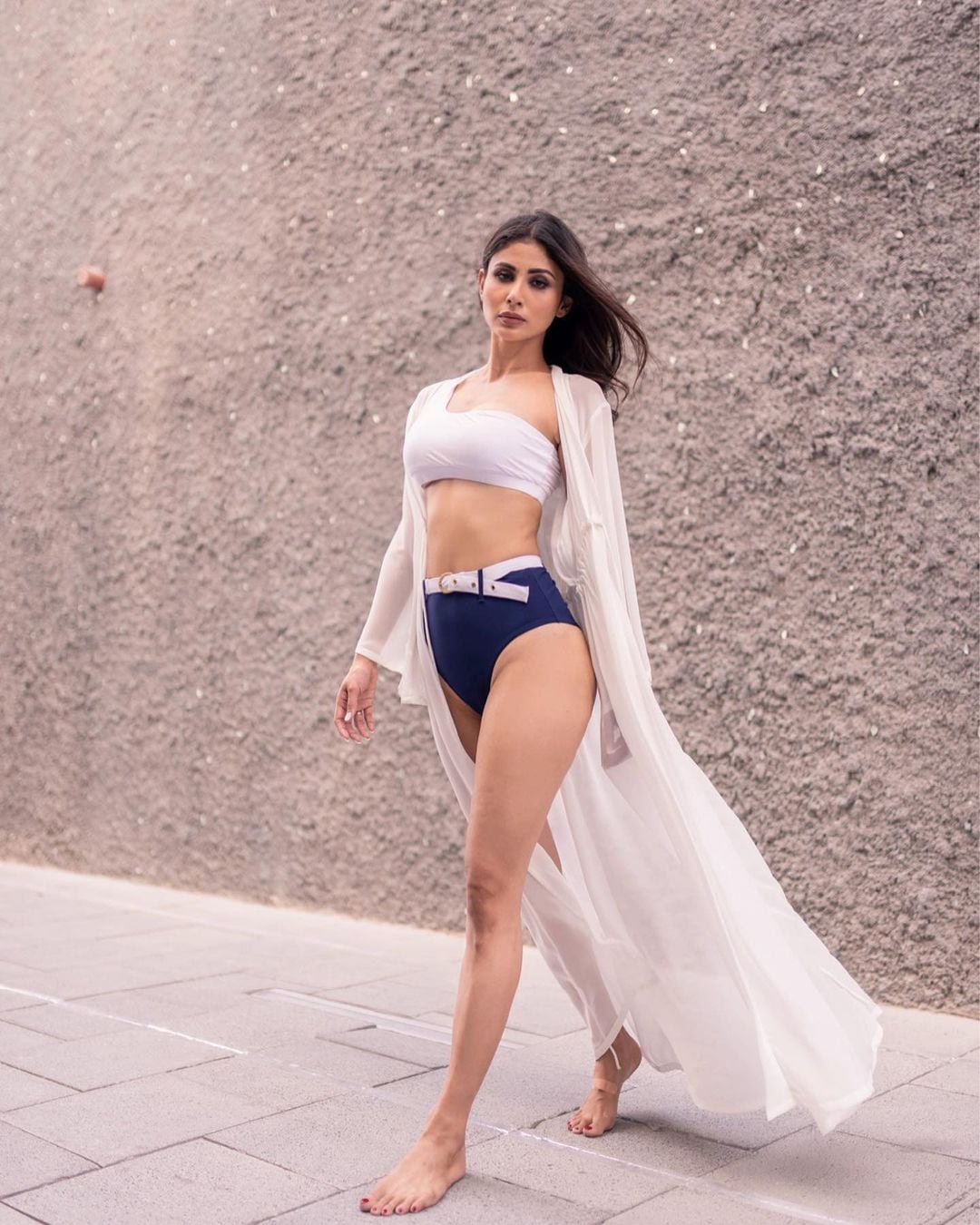 bollywood actress mouni roy bikini look