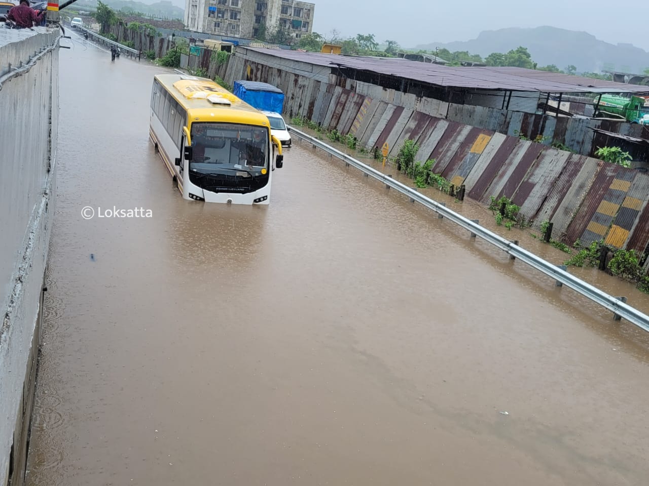 Mumbai Heavy Rainfall Waterlogged