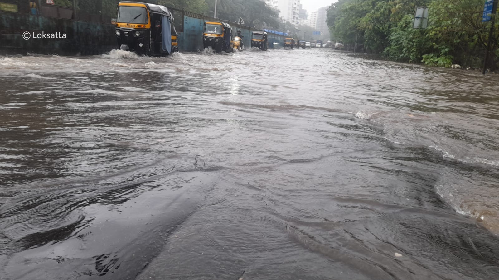 Mumbai Heavy Rainfall Waterlogged