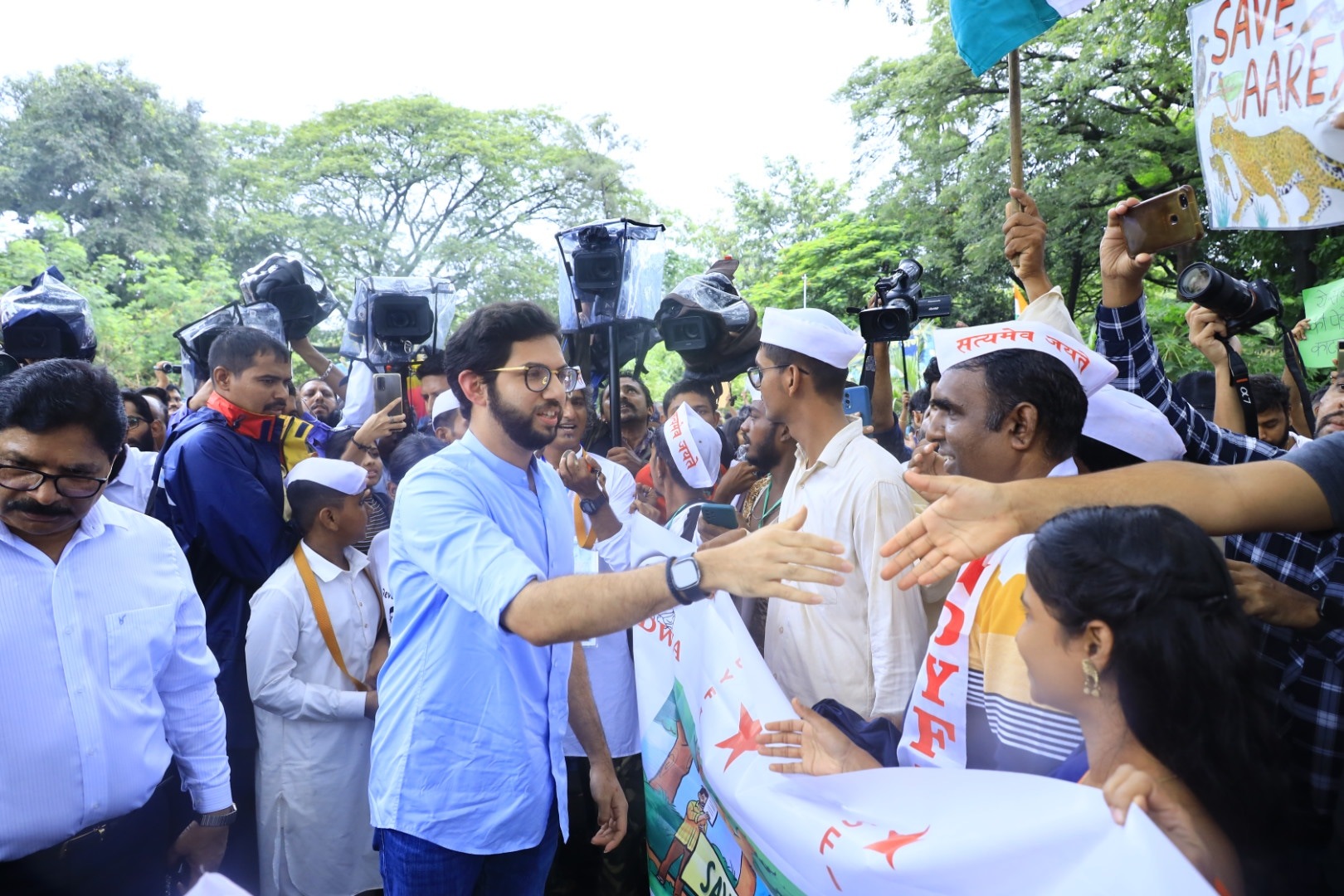 Save Aarey Forest Aaditya Thackeray Protest