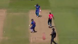 bowler came in front of Rishabh Pant