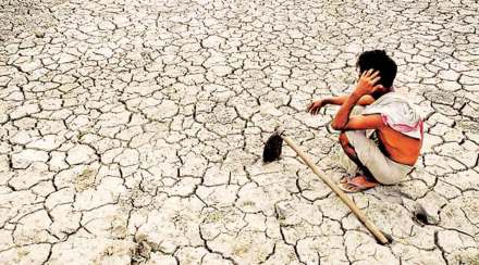 drought hit farmer
