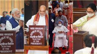 presidential polls voting process for presidential election was conducted in India