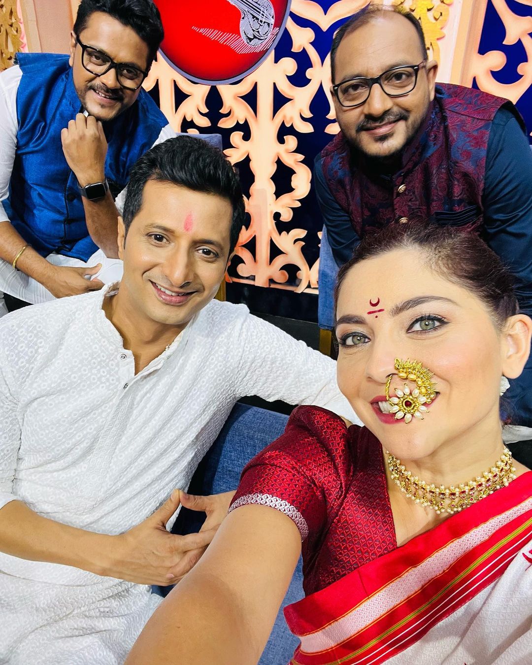 Sonalee Kulkarni Khun Saree marathi actress sonalee kulkarni