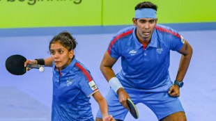 Achanta Sharath Kamal and Sreeja Akula