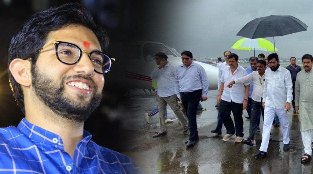 Aditya Thackeray Eknath Shinde