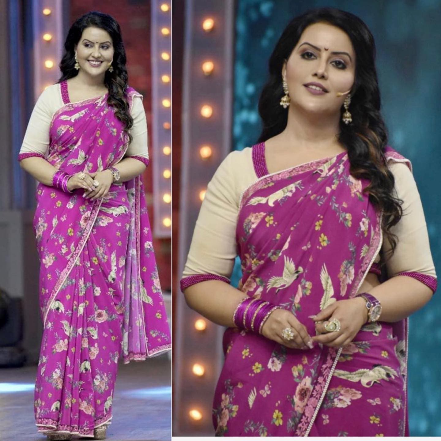 Amruta Fadnavis on Rashmi Thackeray at bus bai bus show