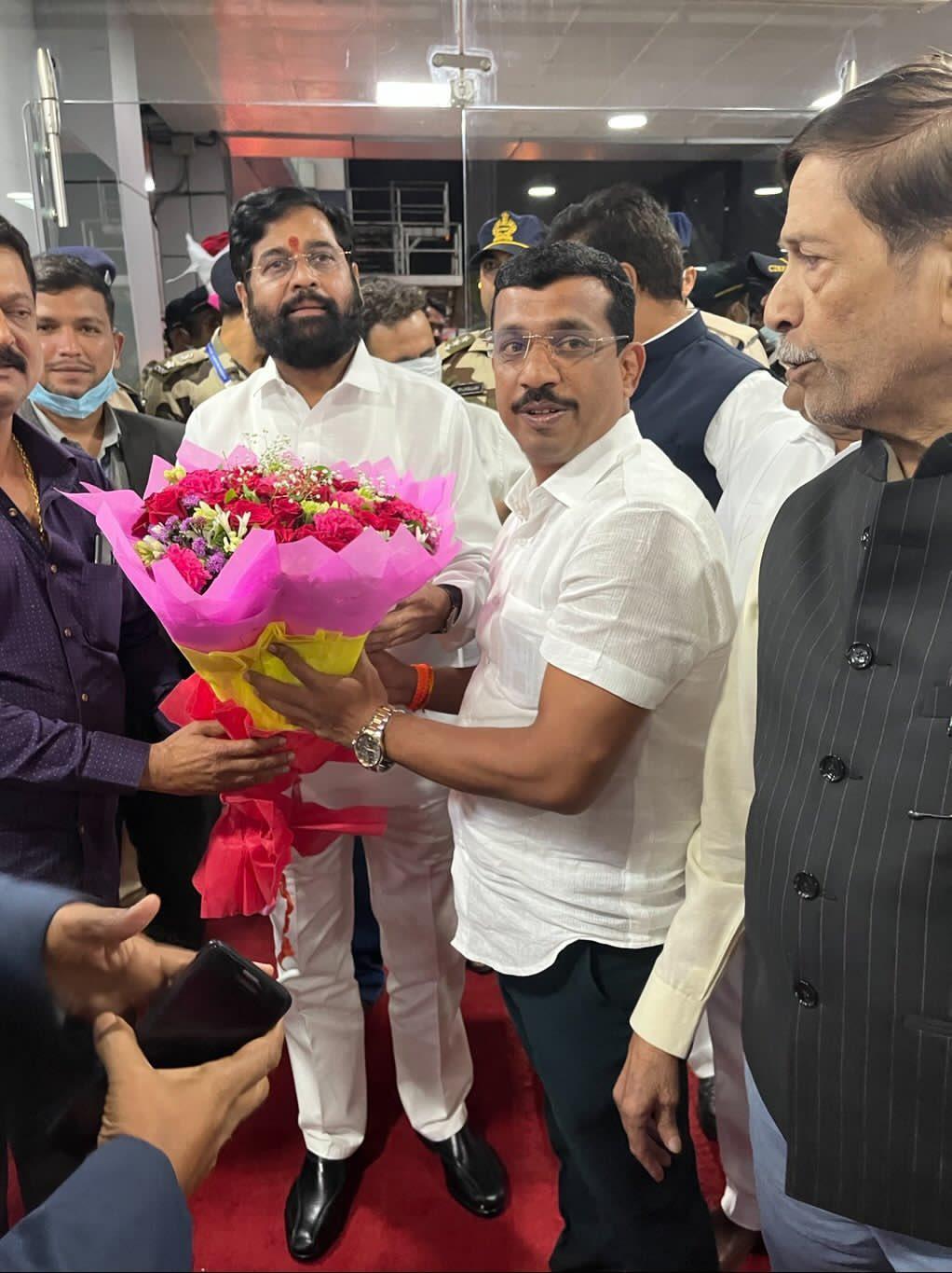 Eknath Shinde Pramod Bhangire Pune Garden 
