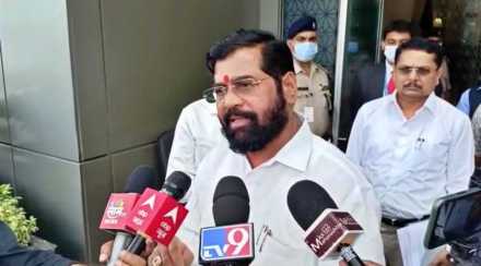 Eknath Shinde in Delhi