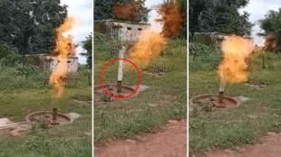 Hand pump Catches Fire