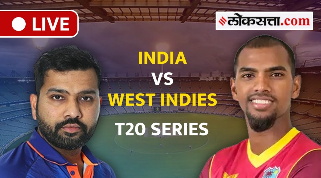 India vs West Indies 3rd T20 Live Match Score