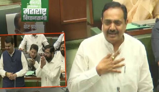 या मंत्रीमंडळात एकच ध्रुवतारा आहे, तो म्हणजे गुलाबराव पाटील. त्यांचे खाते बदलण्यात आले नाही. बाकी सर्व मंत्र्यांची खाती बदलण्यात आली, असे म्हणत त्यांनी खातेवाटपावर नाराज असलेल्या मंत्र्यांना डिवचले.