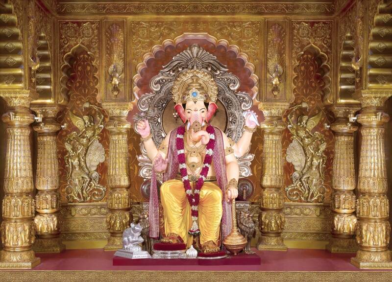 the appearance of the Lalbaugcha Raja has changed In the last 88 years