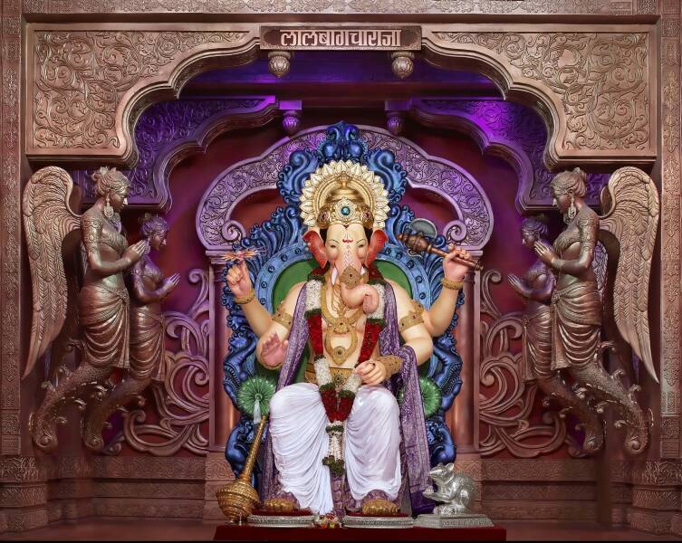the appearance of the Lalbaugcha Raja has changed In the last 88 years