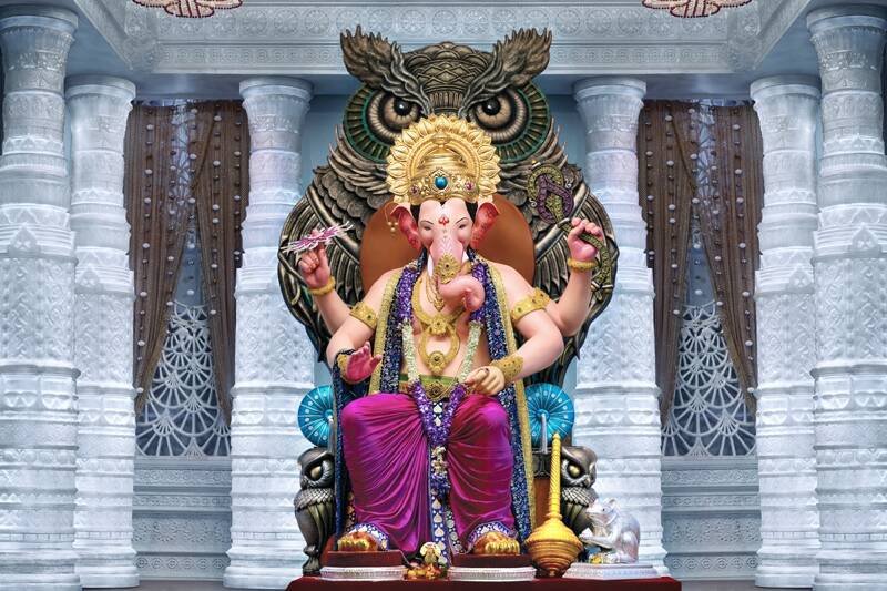 the appearance of the Lalbaugcha Raja has changed In the last 88 years