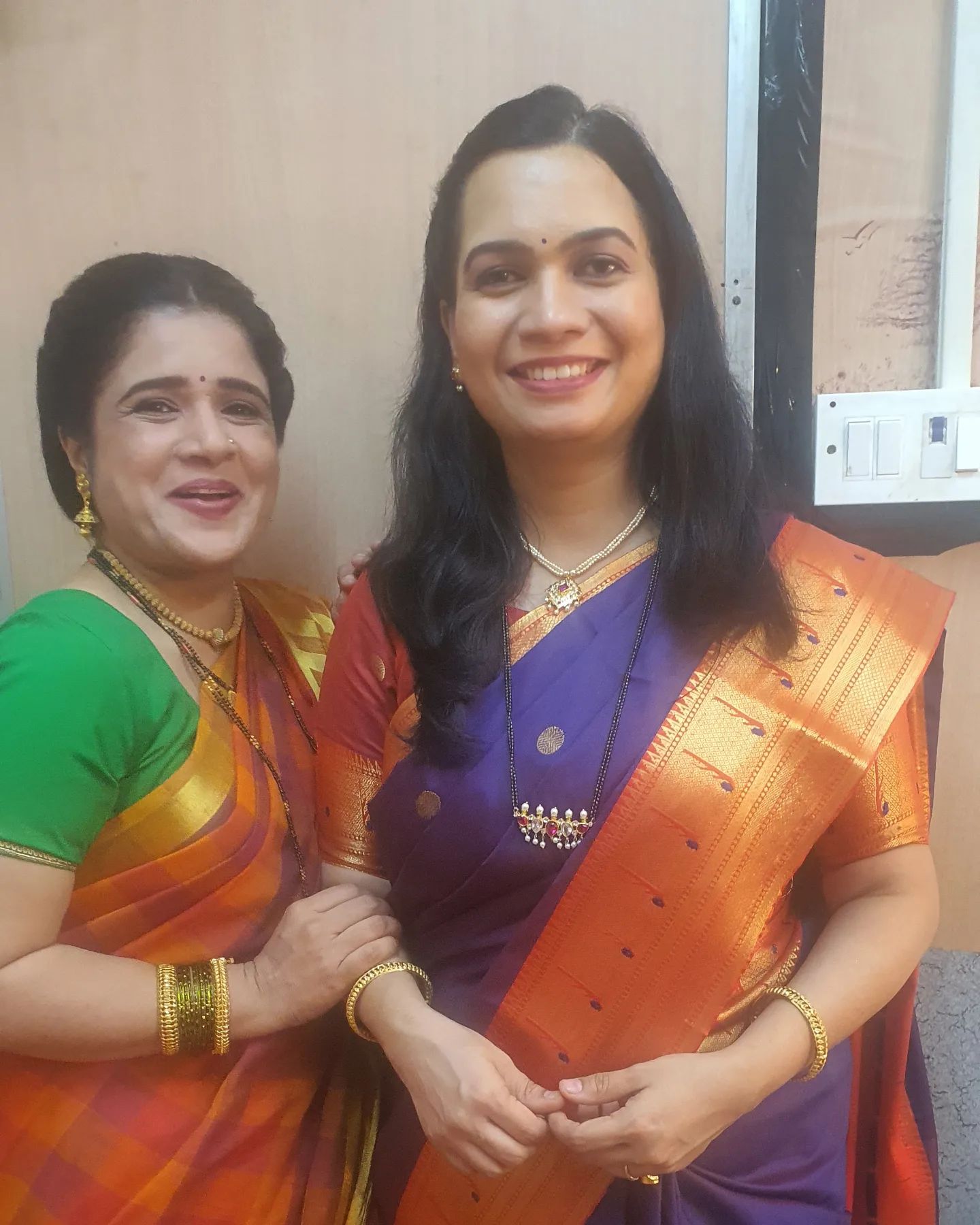 you tuber Madhura Bachal in sukh mhanje nakki kay asat serial