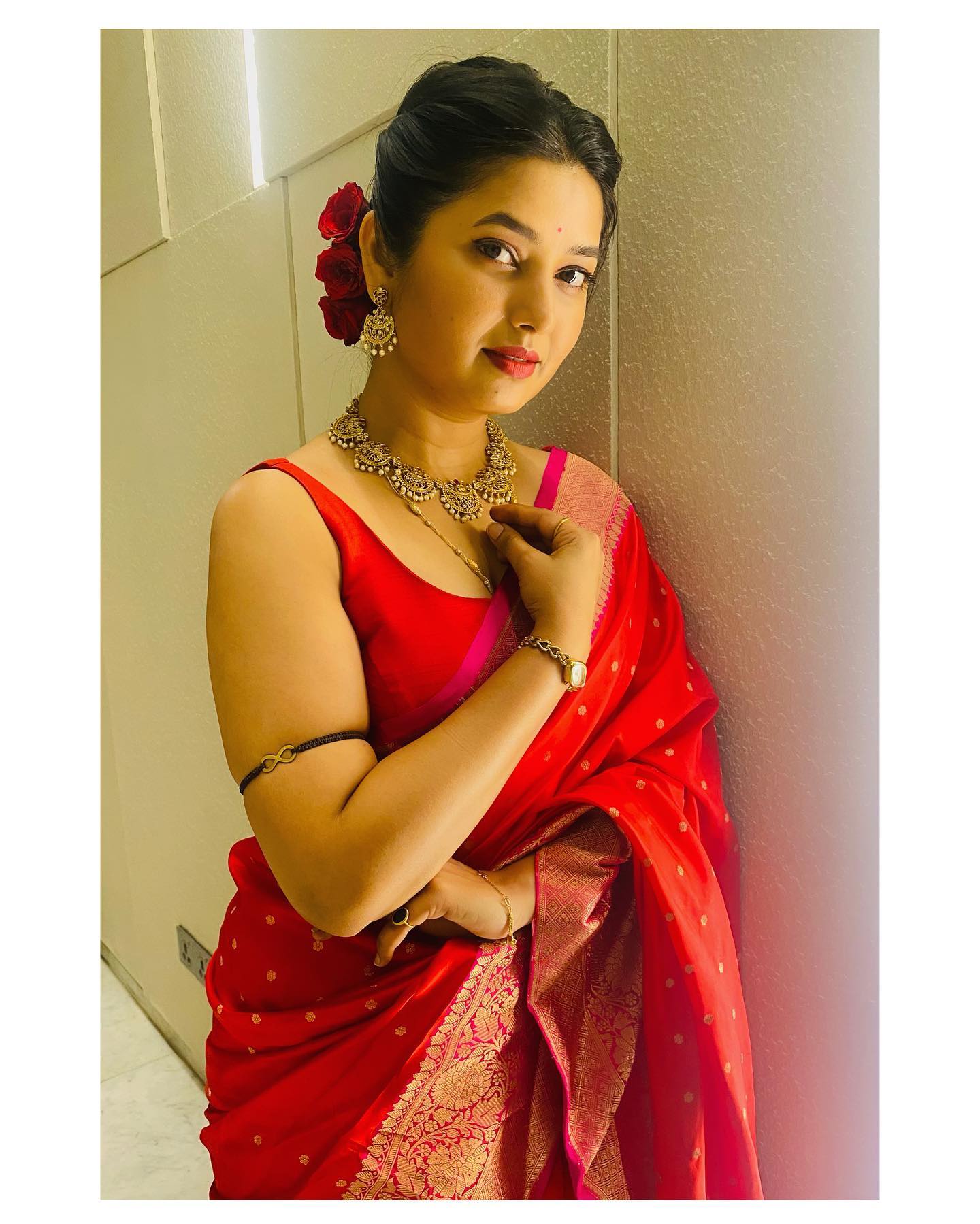 Prajakta Mali family photos