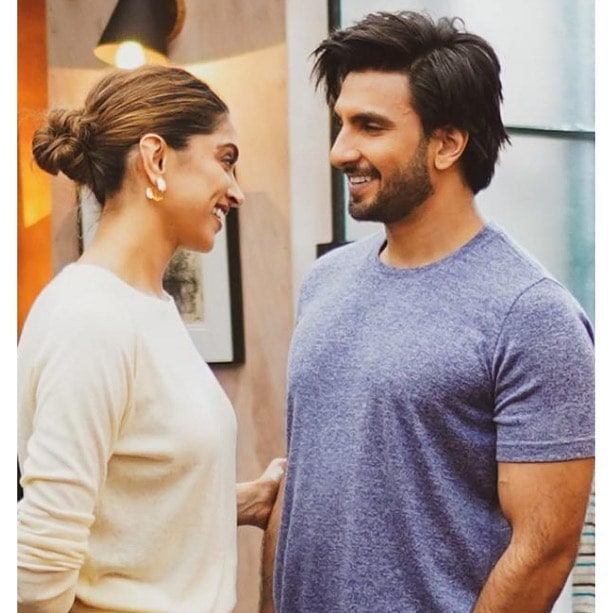 Ranveer Singh Deepika Padukone Alibaug Home Pooja Photos