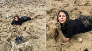 Shehnaaz Gill Mud Photoshoot Spa Time