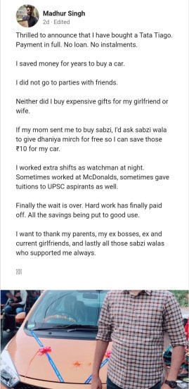 linkedin madhur singh viral post