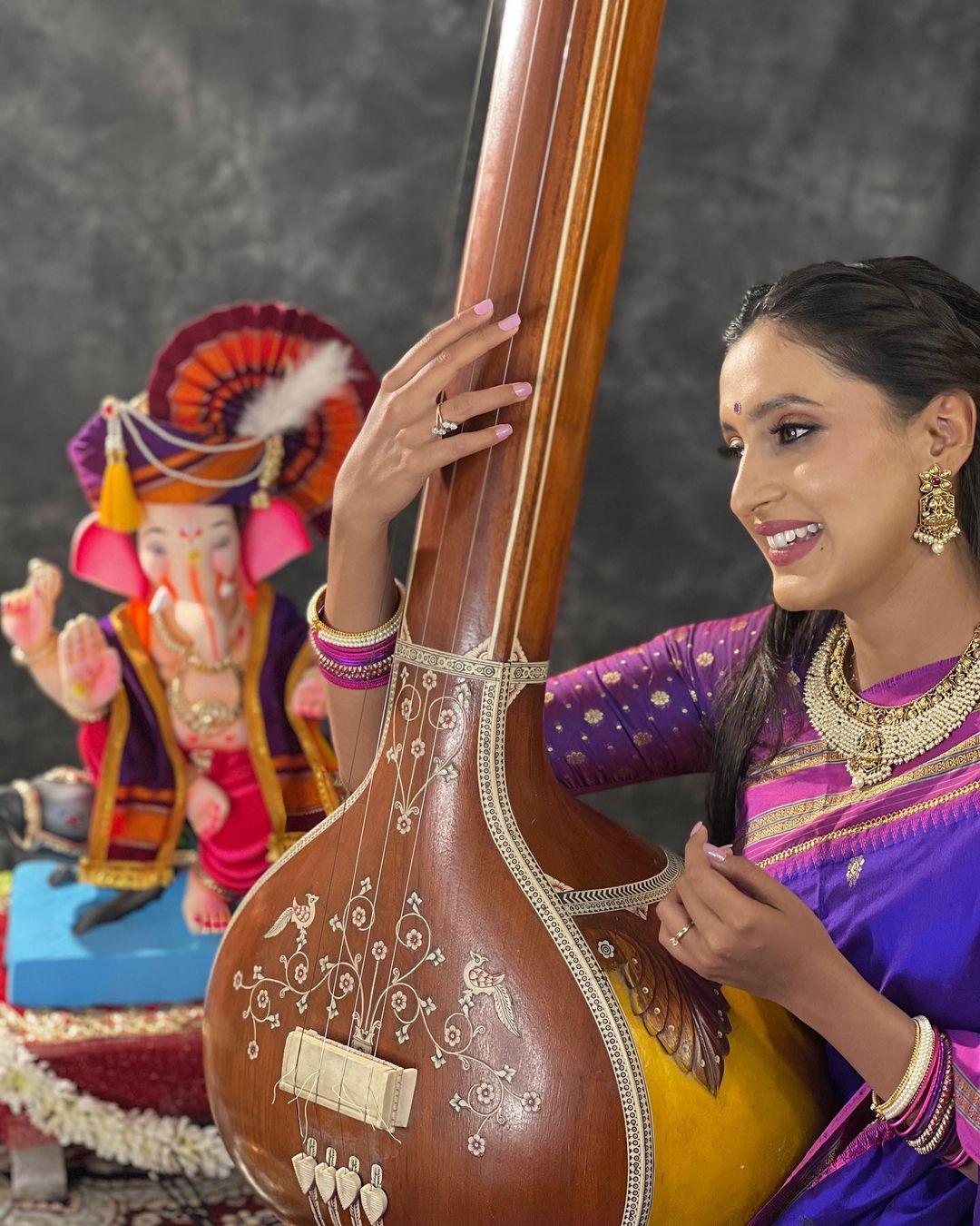 actress uma pednekar ganeshotsav 2022 special photoshoot