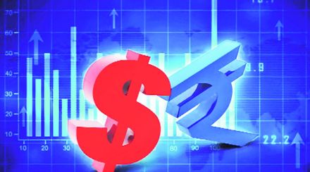 as dollar rupee