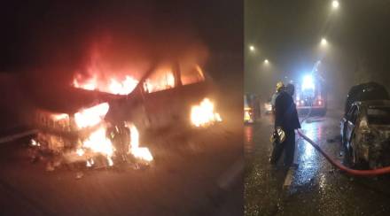 car burn new