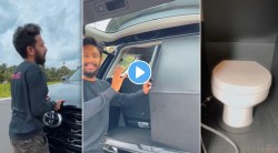 लांब प्रवासात शौचालयाची अडचण? ‘या’ युट्युबरने गाडीतच केलेला जुगाड पाहून म्हणाल वाह्ह!