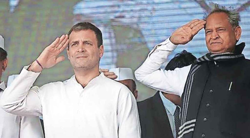 rahul gandhi ashok gehlot