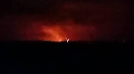 fire in sea