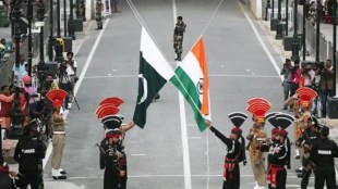 Beating Retreat at Attari-Wagah border