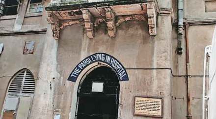 parsi lying in Hospital,