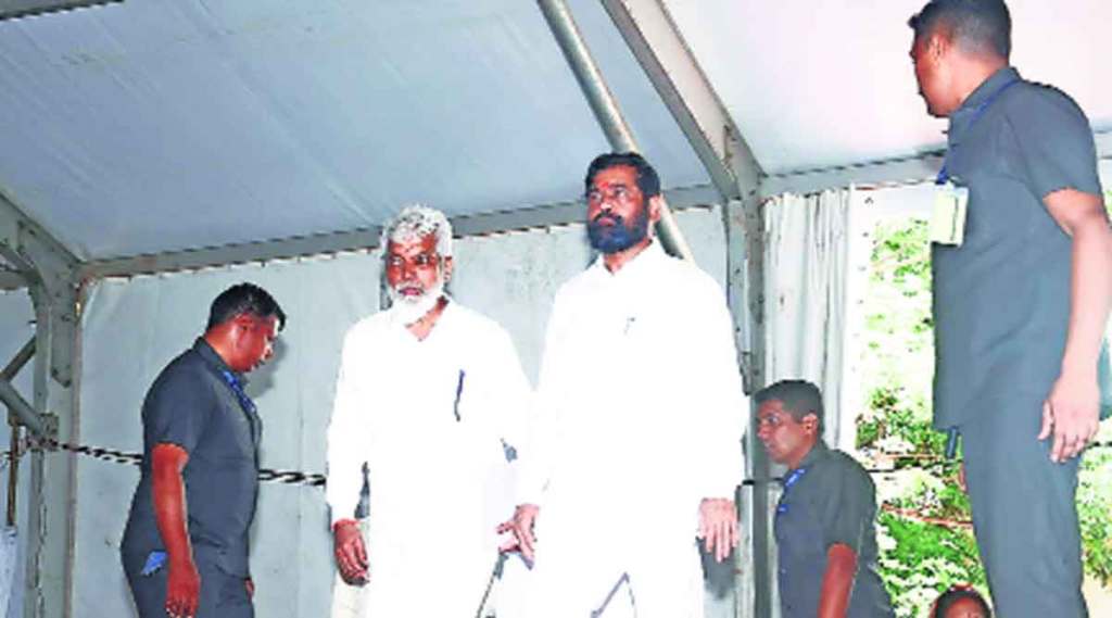 cm eknath shinde malegao visit,