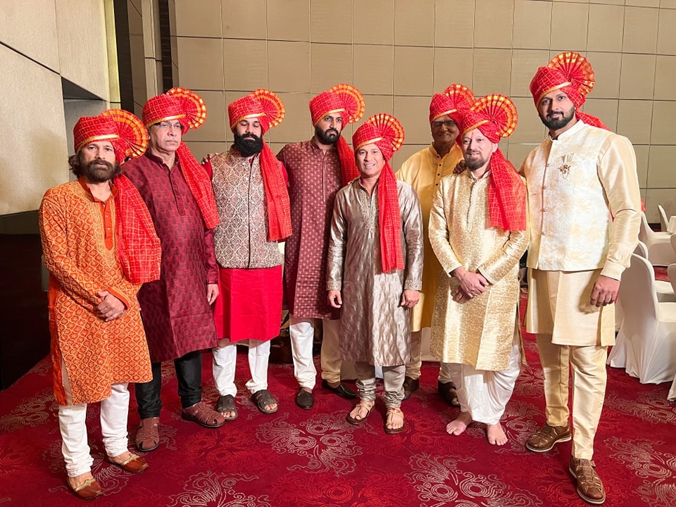  Sachin tied the knot at his niece's wedding