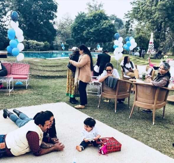 सैफचे वडील मन्सूर अली खान पतौडी यांनी हा महाल नीमराणा ग्रुप ऑफ हॉटेल्सला भाडेतत्त्वावर दिला होता.